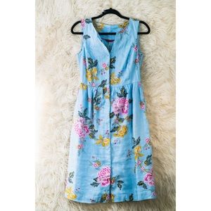Cute lightweight denim floral dress